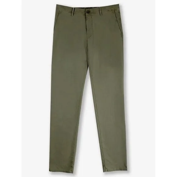 Incotex Pants Men’s 36X32 Army Green Slim Fit Tricochino Utility Trousers $410